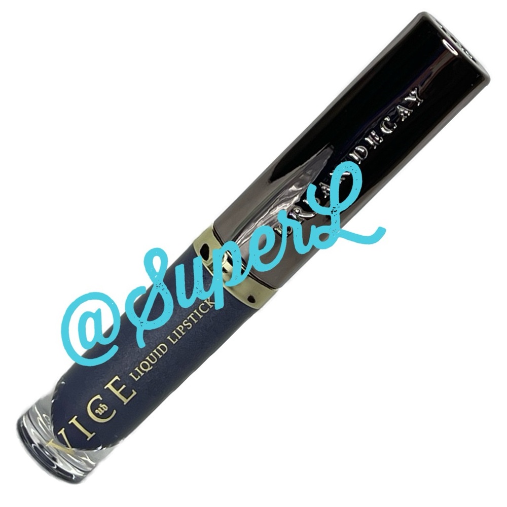 2/$15 NEW Urban Decay UD Vice Liquid Lipstick in Time Metallized Blue